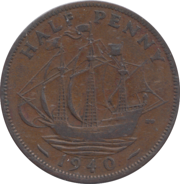 1940 HALFPENNY ( VF )