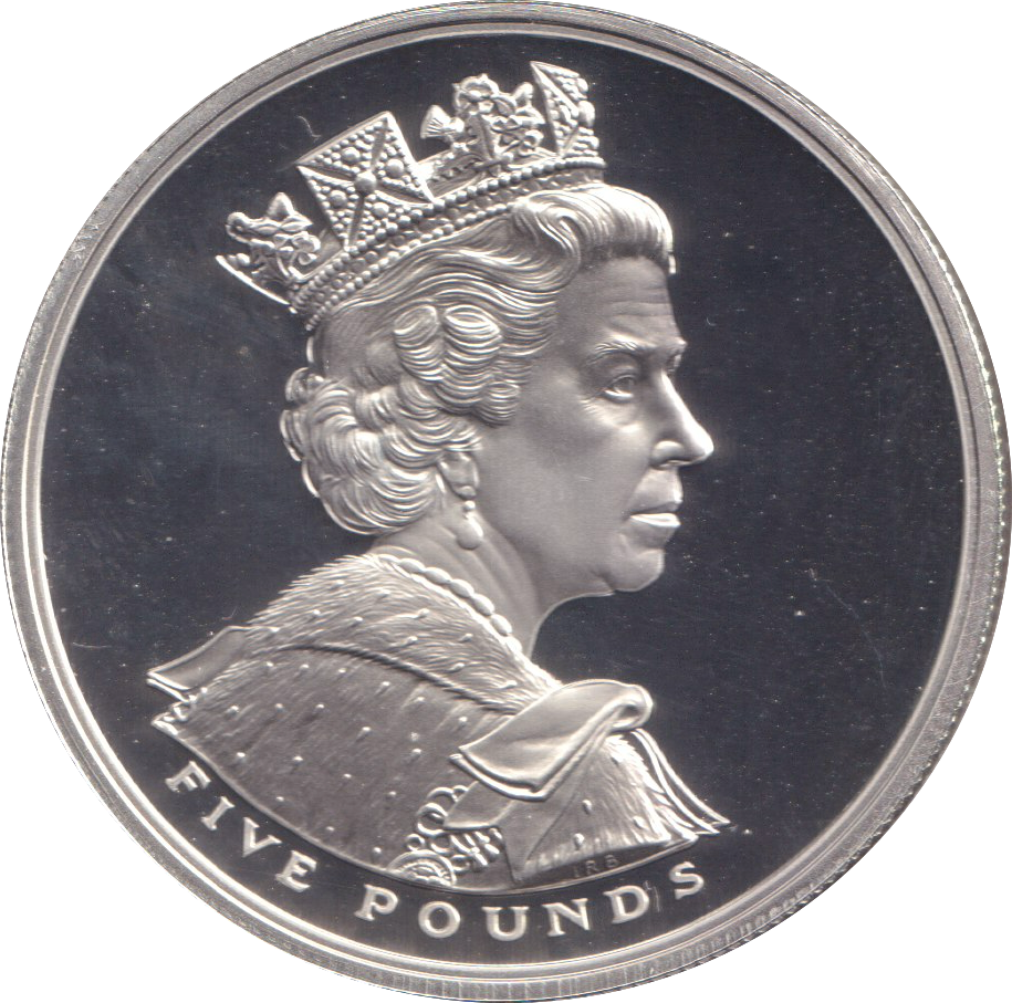 2002 SILVER PROOF FIVE POUNDS