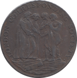 1795 LONDON HALFPENNY TOKEN