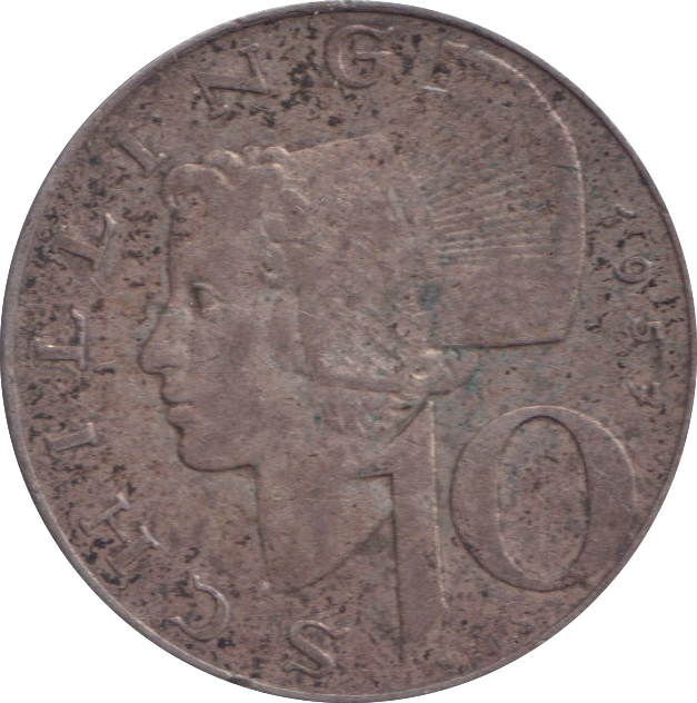 1957 10 SCHILLING AUSTRIA