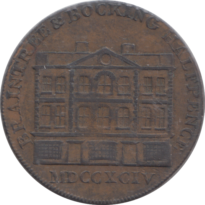 1794 BRAINTREE AND BOCKING HALFPENNY TOKEN