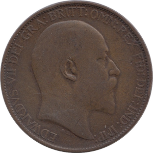 1906 HALFPENNY ( FINE )