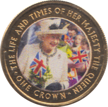 2017 CROWN TRISTAN DA CUNHA THE LIFE AND TIME OF THE QUEEN