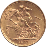 1878 GOLD SOVEREIGN ( AUNC )