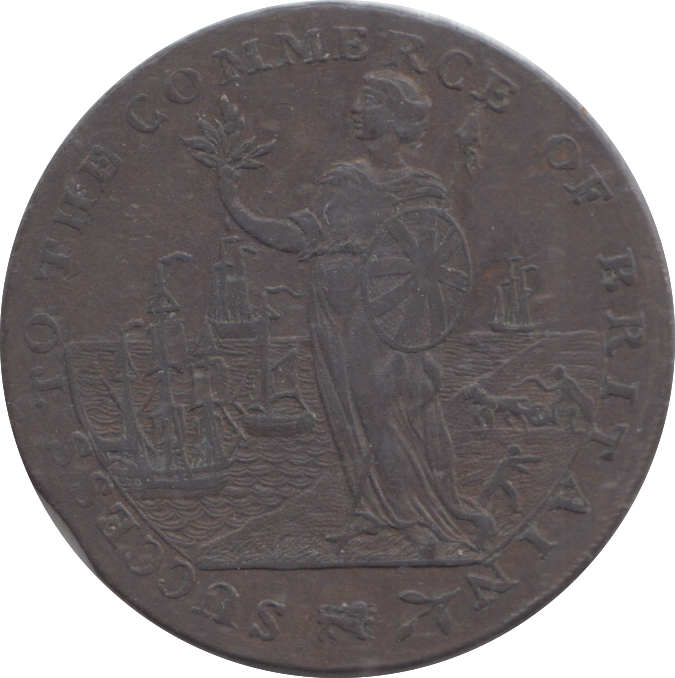 1794 SPALDING HALFPENNY TOKEN