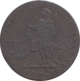 1794 SPALDING HALFPENNY TOKEN