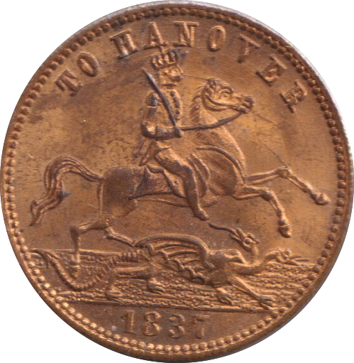 1837 TO HANOVER VICTORIAN TOKEN