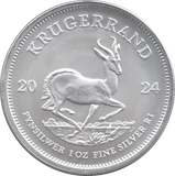 2024 SOUTH AFRICA SILVER KRUGERRAND 1oz FINE SILVER