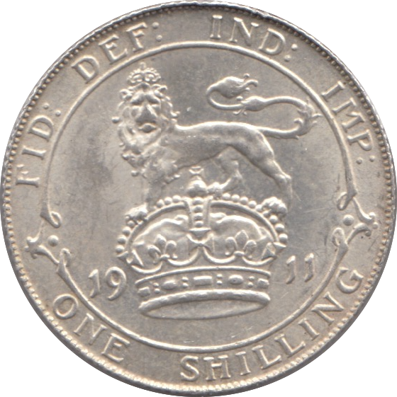 1911 SHILLING ( UNC )