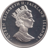 1993 SILVER PROOF FIFTY PENCE FALKLAND ISLANDS