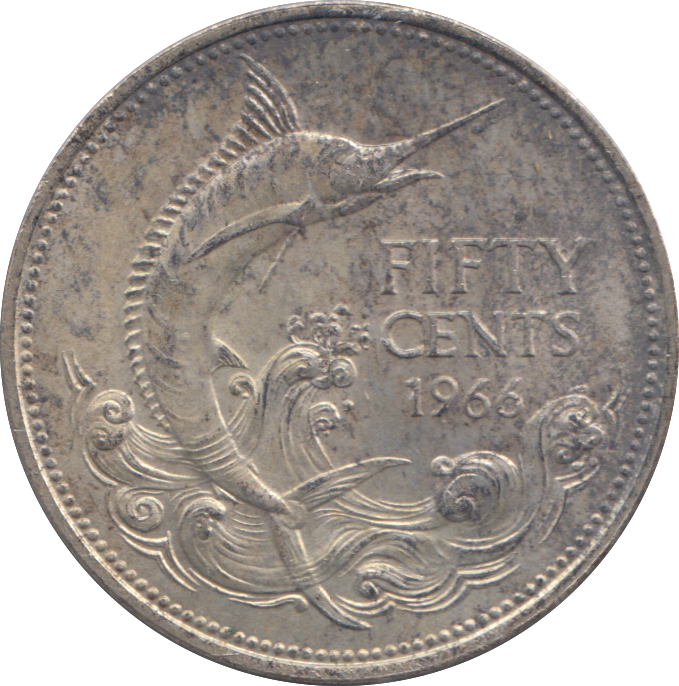 1966 BAHAMA 50 CENTS
