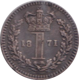 1871 MAUNDY ONE PENNNY ( VF )