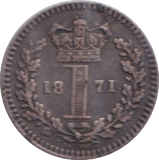 1871 MAUNDY ONE PENNNY ( VF )