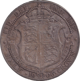1906 HALFCROWN ( GF )