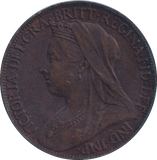 1898 FARTHING ( VF )