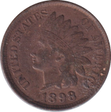 1898 INDIAN HEAD CENT USA