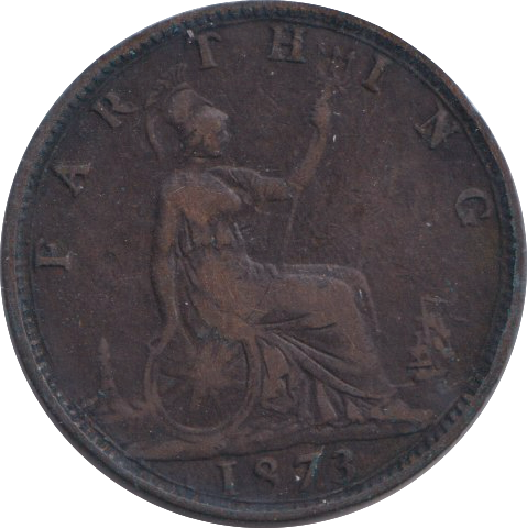 1873 FARTHING ( VF )
