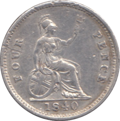 1840 FOUR PENCE ( GVF )
