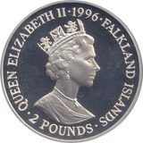 1996 SILVER PROOF TWO POUND ROYAL HERITAGE HENRY II