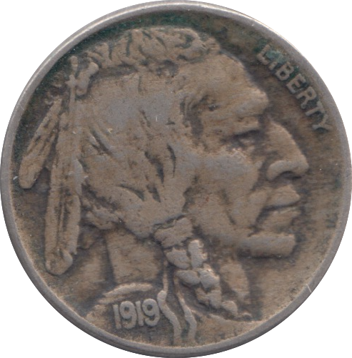 1919 USA 5 CENT