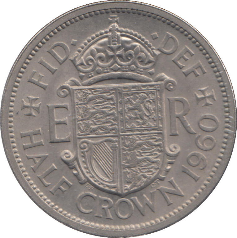 1960 HALFCROWN ( AUNC )