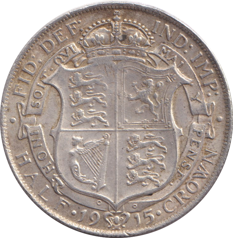 1915 HALFCROWN ( GVF )