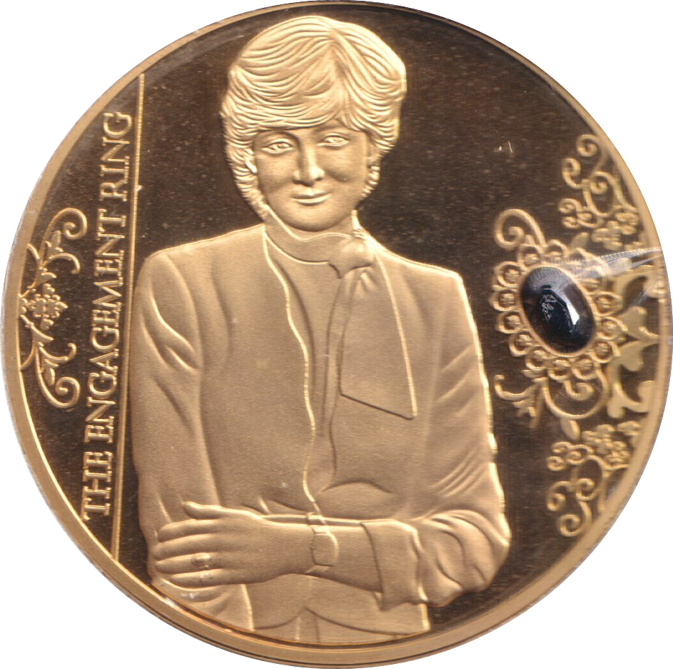 1997 DIANA - HER LIFE IN JEWELS MEDALLION