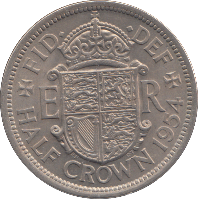 1954 HALFCROWN ( AUNC )