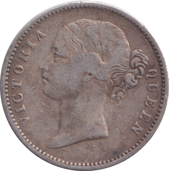 1840 SILVER RUPEE INDIA REF-1