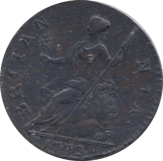 1772 HALFPENNY ( VF )