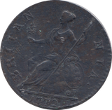 1772 HALFPENNY ( VF )