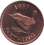 1937 FARTHING ( PROOF )