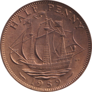 1959 HALFPENNY ( BU )