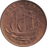 1959 HALFPENNY ( BU )