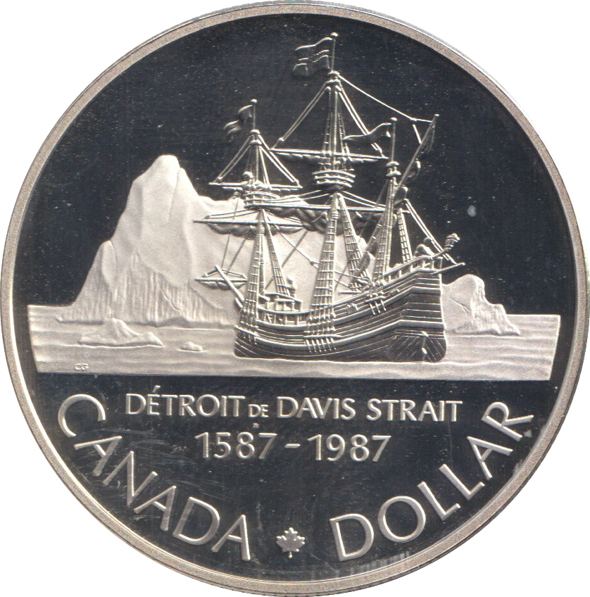 1987 SILVER PROOF DOLLAR CANADA