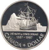 1987 SILVER PROOF DOLLAR CANADA