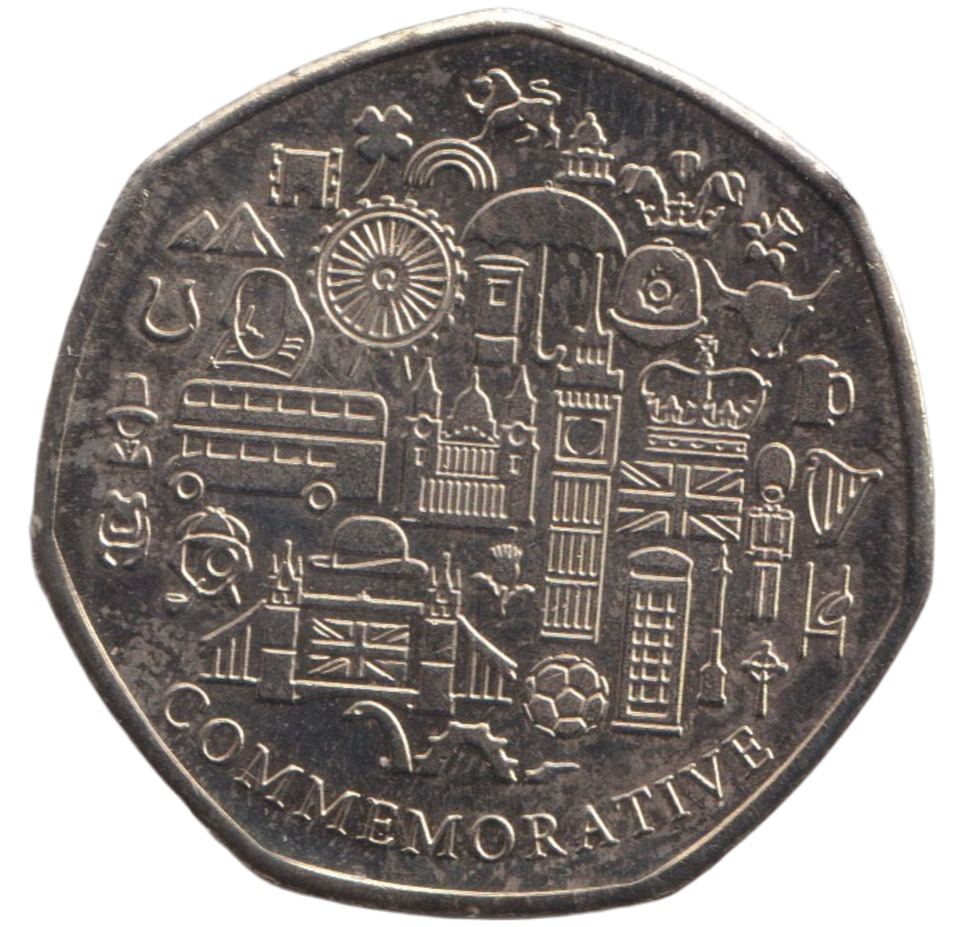 2012 TWINKLE TWINKLE LITTLE STAR 50P SHAPED COIN