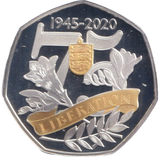 2020 SILVER PROOF 50P GUERNSEY