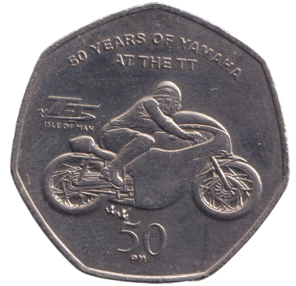 2011 50P YAHAMA TT RACE ISLE OF MAN