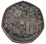 2012 JACK AND JILL 50P SHAPED COIN