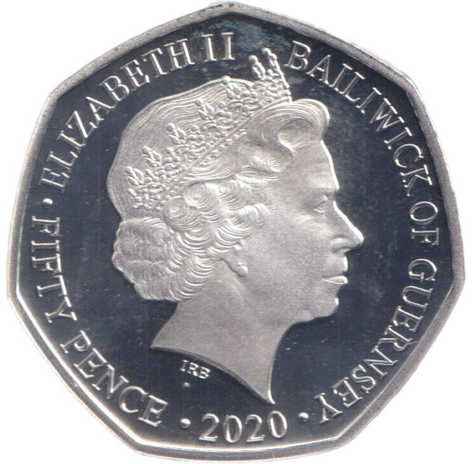 2020 SILVER PROOF 50P GUERNSEY