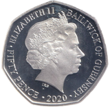 2020 SILVER PROOF 50P GUERNSEY