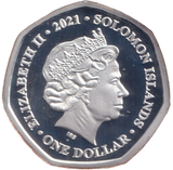2021 SILVER PROOF ONE DOLLAR SOLOMON ISLANDS