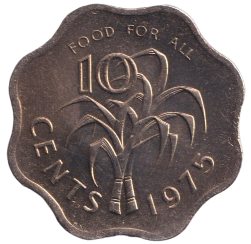 1975 SWAZILAND 10 CENTS