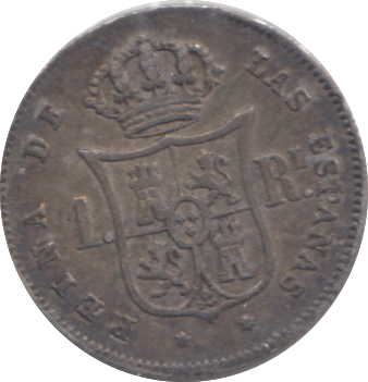 1852 SPAIN 1 REALES