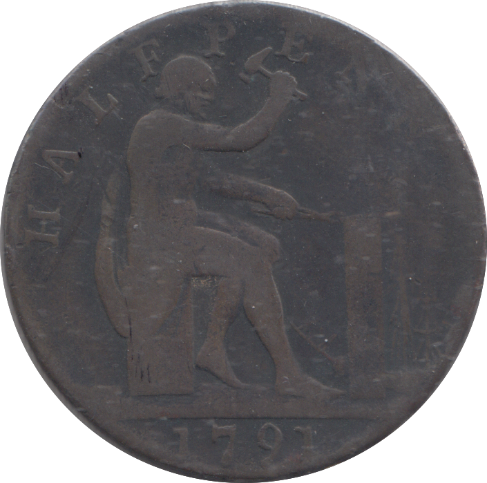 1791 WILKINSON HALFPENNY TOKEN