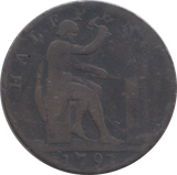 1791 WILKINSON HALFPENNY TOKEN