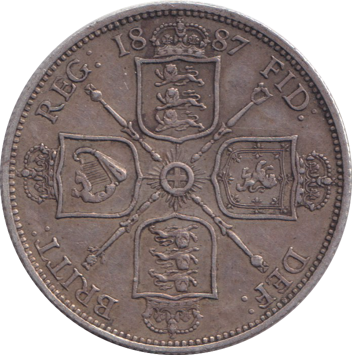 1887 FLORIN ( VF )
