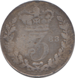 1883 THREEPENCE ( NF )