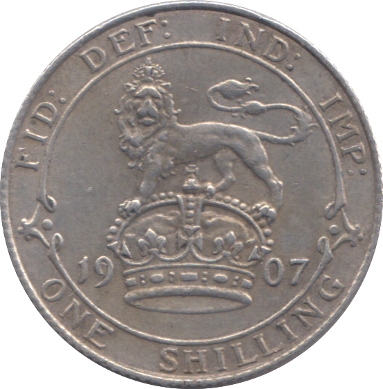 1907 SHILLING ( GVF )
